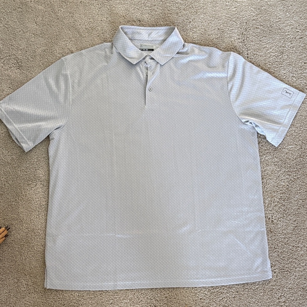 PGA Tour Light Gray Men's Polo Shirt